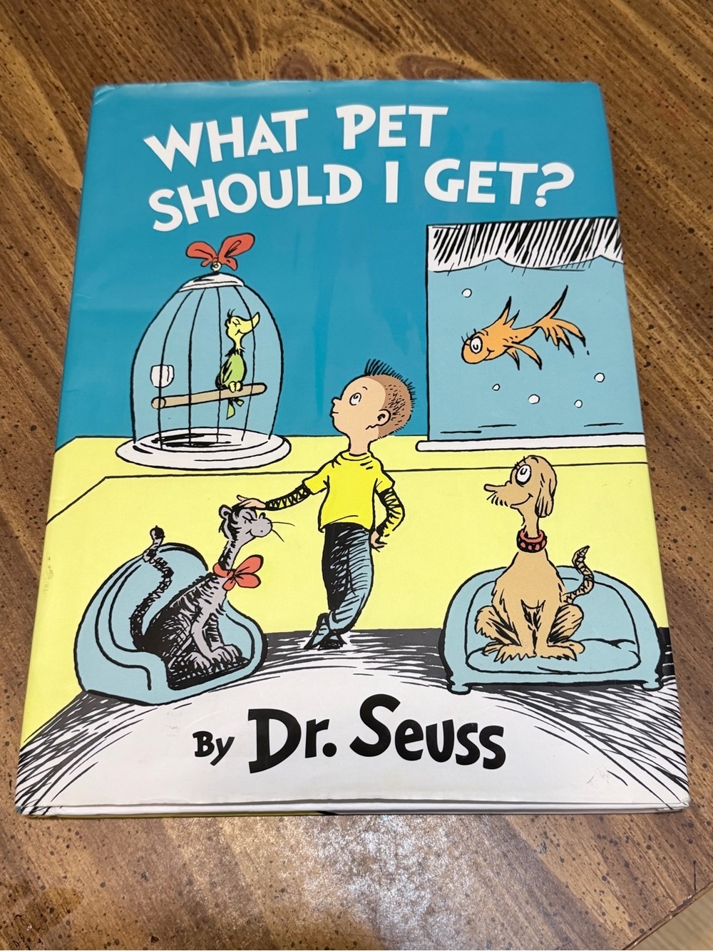 Dr. Seuss What Pet Should I Get? - Blue & Yellow Illustrated Cover